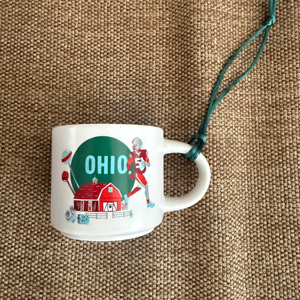 Ohio Starbucks Discovery Series Ornament